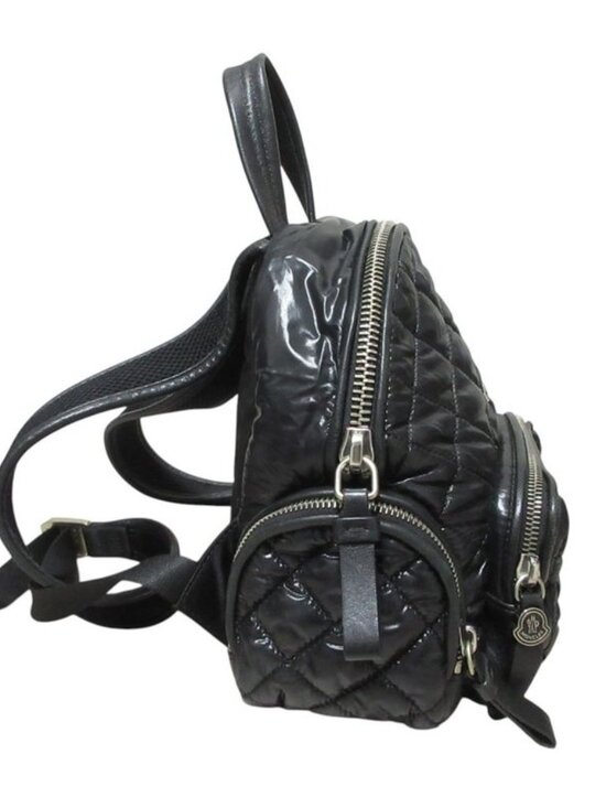 Moncler Florine Zaino Quilted Mini Backpack Black main image 7
